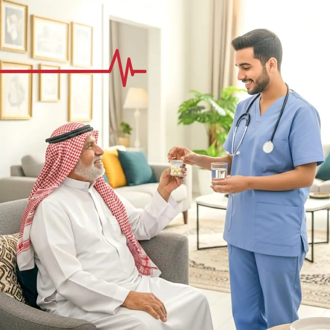 صورة رقم 1 – تمريض منزلي الرياض – تمريض منزلي ورعاية صحية منزلية – الرياض (حي العليا)